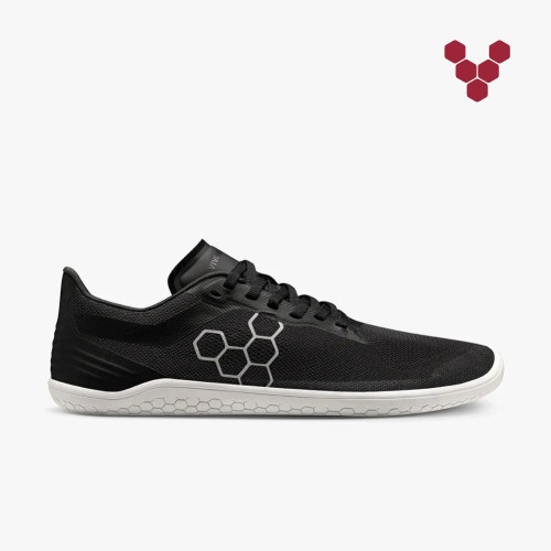 Vivobarefoot Geo Racer II Mens Trainers Black UK ZKPF